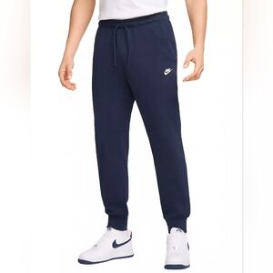 Nike Men's Cotton Club Knit Joggers -NAVY -SMALL **NEW